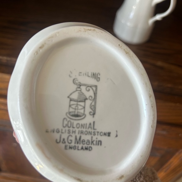 Vintage J&G Meakin (made In England) Sugar And Cream Set - Picture 3 of 4